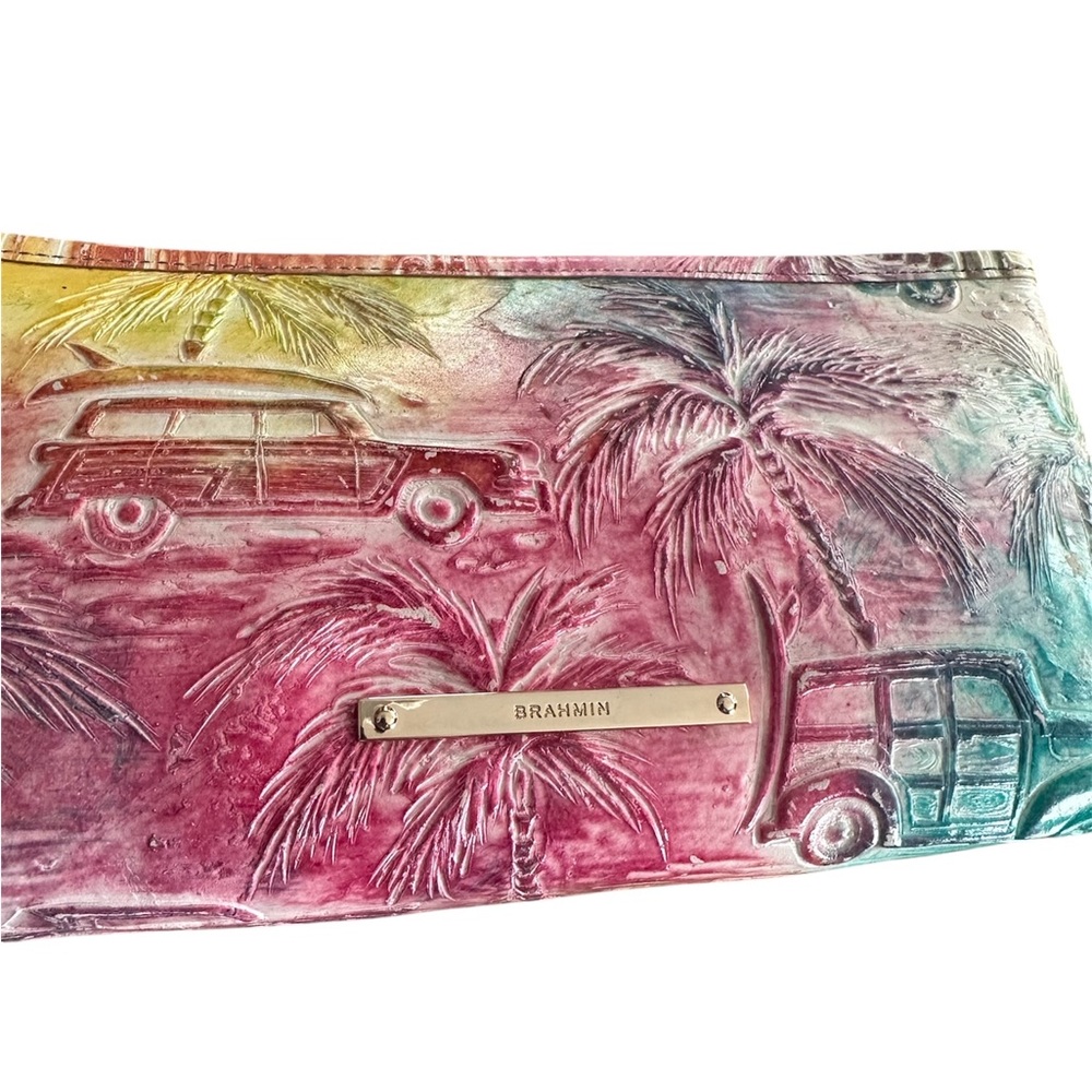 Brand New Brahmin Copa Cabana Kayla Multicolor Wristlet - Picture 3 of 7